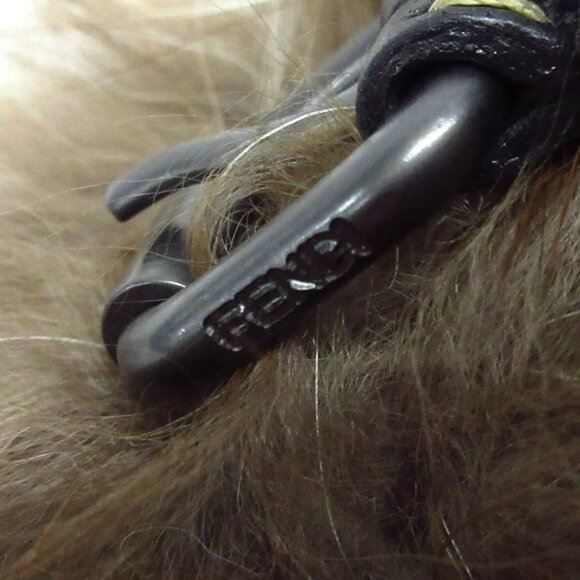 Auth FENDI - Brown Cream Multi Fur Scarf authentic - Picture 4 of 7